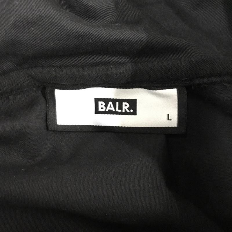 ボーラー BALR. ジャケット、上着 ジャケット、ブレザー ジップアップジャケット ジャンパー ジャケット カジュアルジャケット アウター L ロゴ、文字 黒 / ブラック /  メンズ USED 古着 中古 10109320