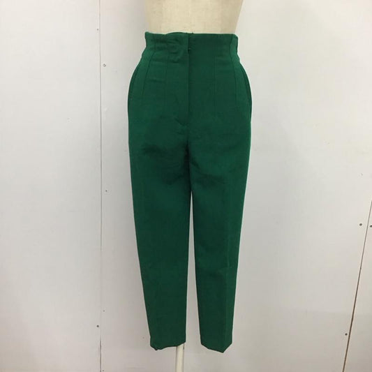 ザラ ZARA パンツ スラックス ハイウエスト XS 無地 緑 / グリーン /  レディース USED 古着 中古 10116696