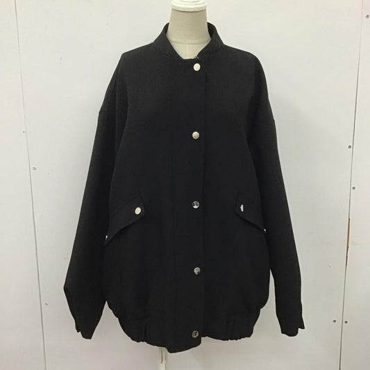 ザラ ZARA ジャケット、上着 ジャケット、ブレザー ジップアップジャケット ジャンパー ジャケット カジュアルジャケット アウター S 無地 黒 / ブラック /  レディース USED 古着 中古 10109251