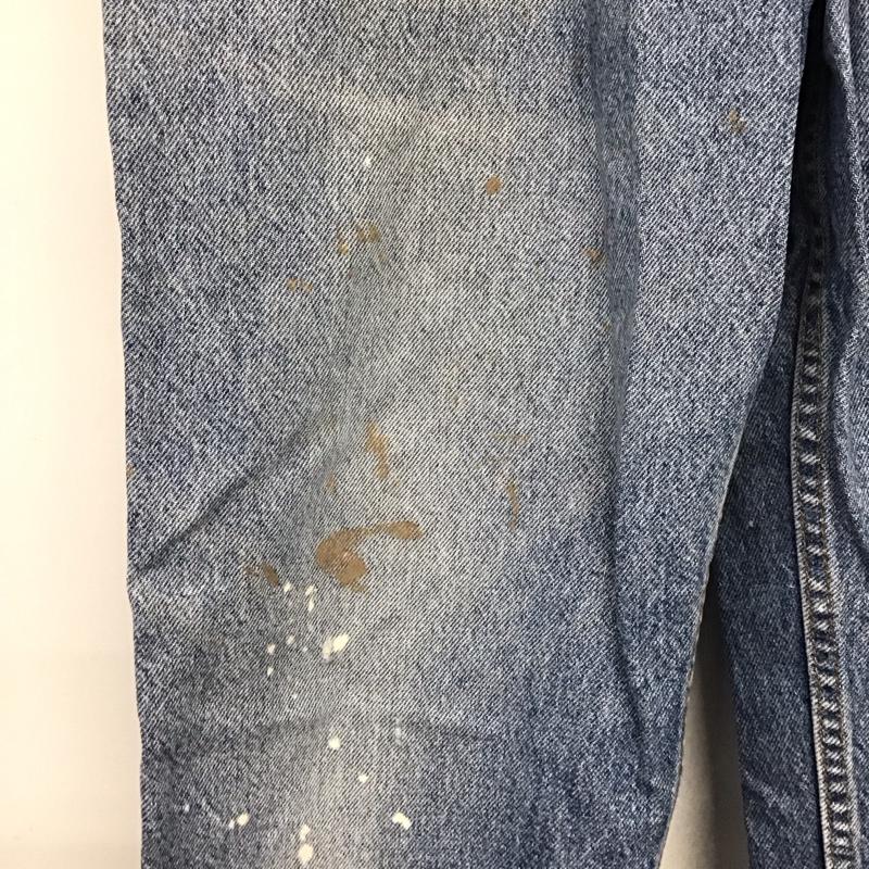 リーバイス Levi s パンツ デニム、ジーンズ デニムパンツ スリムパンツ ストレートパンツ カジュアルパンツ 36 無地 インディゴ / インディゴ /  メンズ USED 古着 中古 10109566