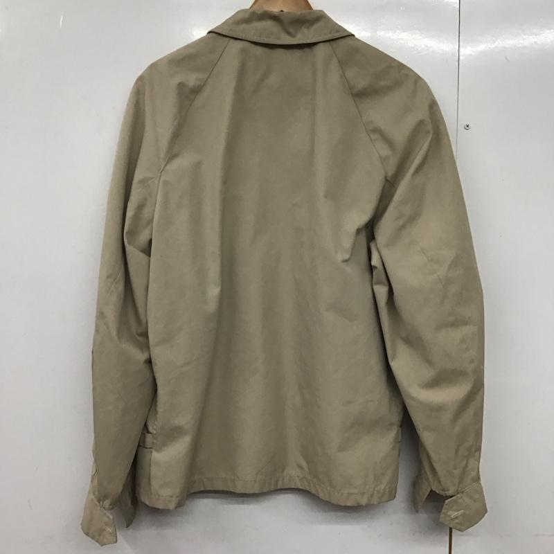 古着 USED ジャケット、上着 ジャケット、ブレザー ジップアップジャケット アウター 古着 40 ロゴ、文字 ベージュ / ベージュ /  メンズ USED 古着 中古 10145357