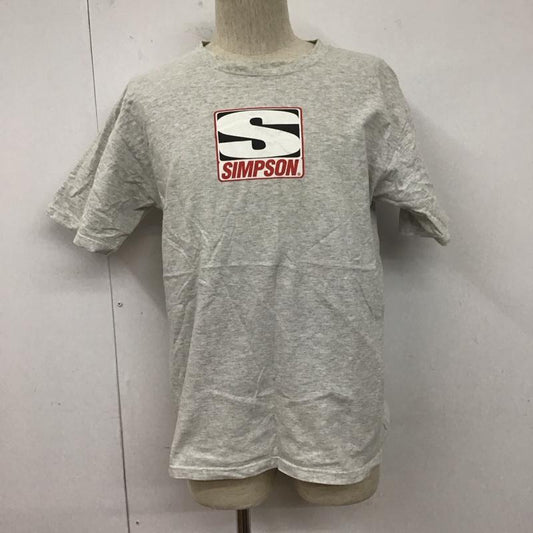 古着 USED Tシャツ 半袖 半袖カットソー プリントTシャツ クルーネックカットソー 古着 M ロゴ、文字 灰 / グレー /  メンズ USED 古着 中古 10127355