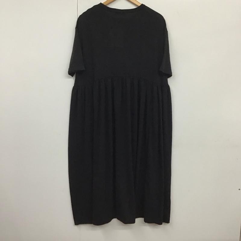 メルロー merlot ワンピース ロングスカート FREE 無地 黒 / ブラック /  レディース USED 古着 中古 10131534