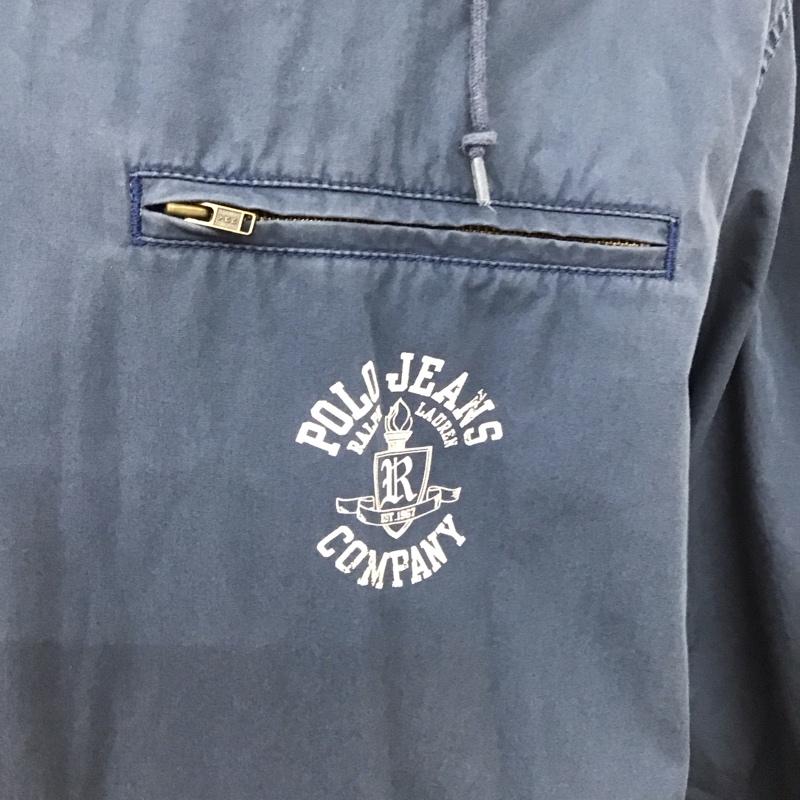 ポロジーンズカンパニー POLO JEANS COMPANY ジャケット、上着 ジャケット、ブレザー ジップアップジャケット ジャンパー ジャケット カジュアルジャケット アウター XL ロゴ、文字 青 / ブルー /  メンズ USED 古着 中古 10124207