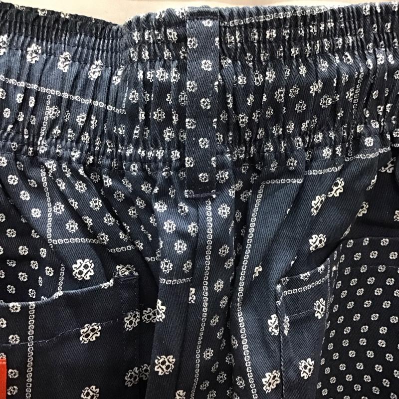 インヘリット INHERIT パンツ ワークパンツ、ペインターパンツ ワイドパンツ カジュアルパンツ ワークパンツ L 総柄 紺 / ネイビー /  メンズ USED 古着 中古 10113900