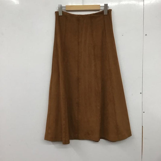 ザラ ZARA スカート ロングスカート XS 無地 茶 / ブラウン /  レディース USED 古着 中古 10139588