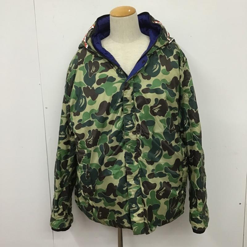 アベイシングエイプ A BATHING APE ジャケット、上着 ダウンジャケット CANADA GOOSE カモ SHARK HOODIE FOR BAPE XXL 総柄 マルチカラー / マルチカラー /  メンズ USED 古着 中古 10106093
