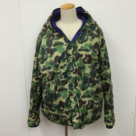 アベイシングエイプ A BATHING APE ジャケット、上着 ダウンジャケット CANADA GOOSE カモ SHARK HOODIE FOR BAPE XXL 総柄 マルチカラー / マルチカラー /  メンズ USED 古着 中古 10106093