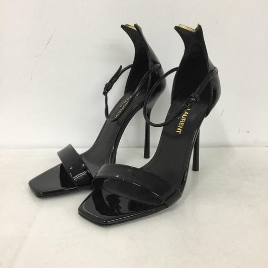サンローラン SAINTLAURENT サンダル サンダル ストラップ ハイヒール ピンヒール 35 無地 黒 / ブラック /  レディース USED 古着 中古 10146872