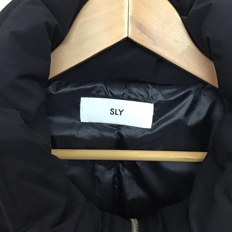 スライ SLY ジャケット、上着 ジャンパー、ブルゾン 030DSY30-1460 BIG PK NYLON BZ 2 無地 黒 / ブラック /  レディース USED 古着 中古 10140587