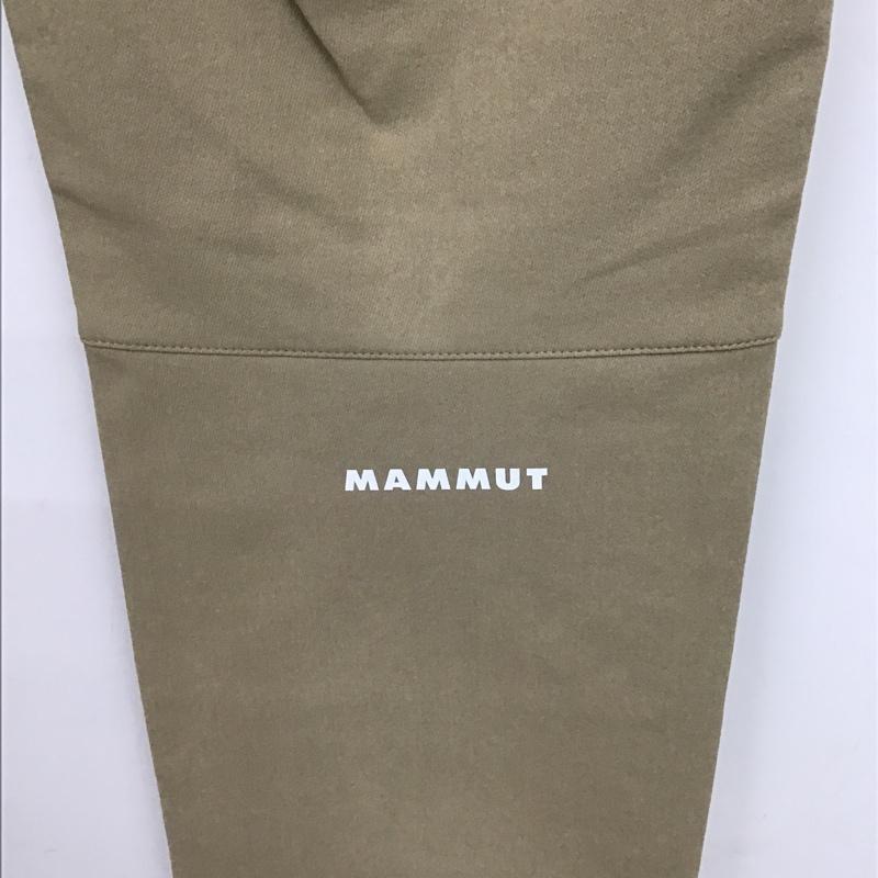 マムート Mammut ボトムス ボトムス 1021-00171 ヤドキンソフトシェルパンツアジアンフィット アウトドアロングパンツ S ロゴ、文字 ベージュ / ベージュ /  レディース USED 古着 中古 10106230