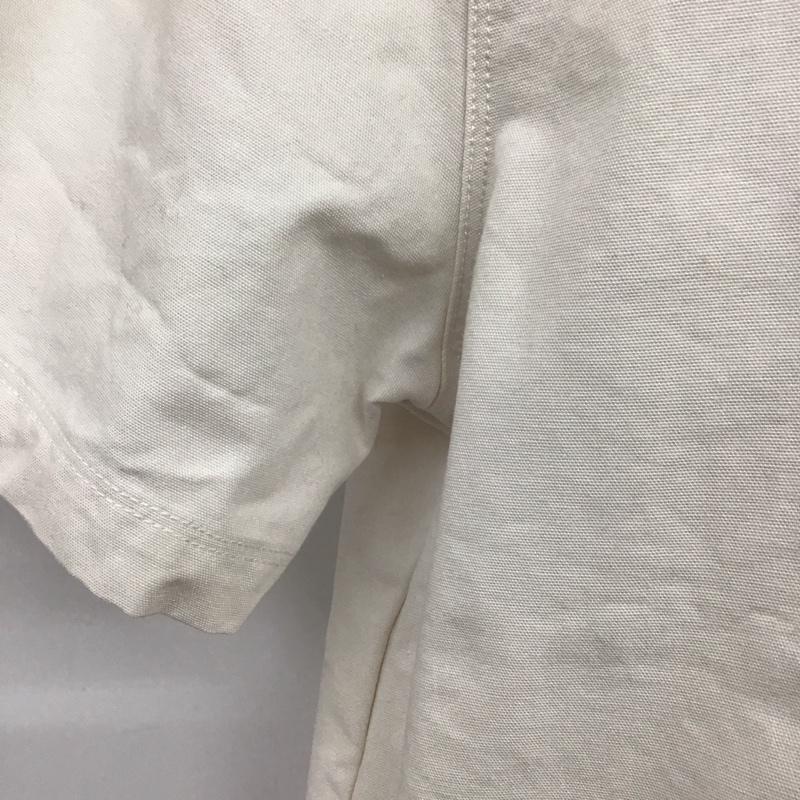 ナイキ NIKE シャツ、ブラウス 半袖 dm5284-030 NSWNIKETRENDL/Sオーバーシャツ 半袖シャツ ジップアップカラー S ロゴ、文字 白 / ホワイト /  メンズ USED 古着 中古 10125919