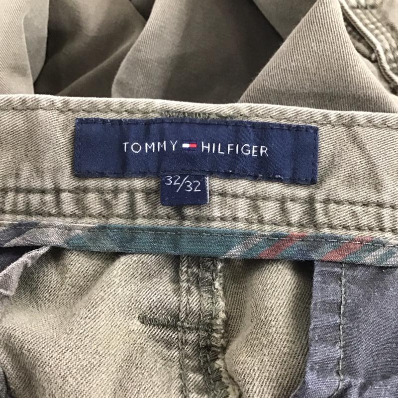 トミーヒルフィガー TOMMY HILFIGER パンツ ワークパンツ、ペインターパンツ 32インチ 無地 カーキ / カーキ /  メンズ USED 古着 中古 10146829