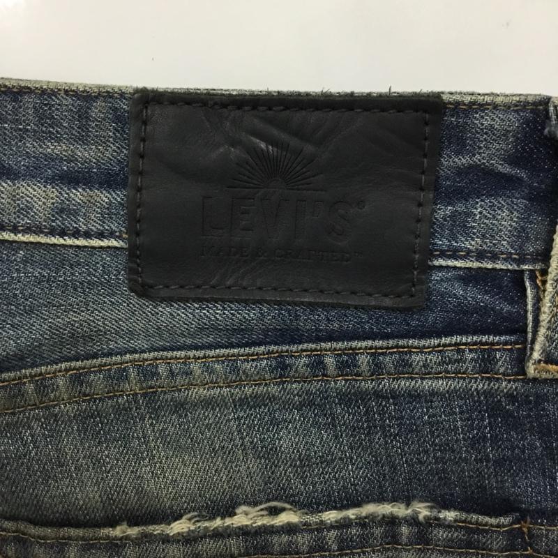 リーバイスメイドアンドクラフテッド Levi s Made & Crafted パンツ デニム、ジーンズ デニムパンツ スリムパンツ ダメージパンツ ジーンズ 30インチ ダメージ加工 インディゴ / インディゴ /  メンズ USED 古着 中古 10116670