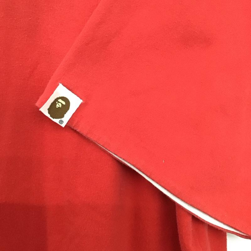 アベイシングエイプ A BATHING APE Tシャツ 半袖 半袖カットソー プリントTシャツ クルーネックカットソー リバーシブル 00s XL ロゴ、文字 白 / ホワイト /  メンズ USED 古着 中古 10132599