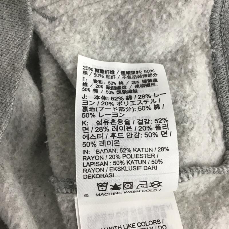 ナイキ NIKE パーカー 長袖 M 無地 灰 / グレー /  レディース USED 古着 中古 10133464