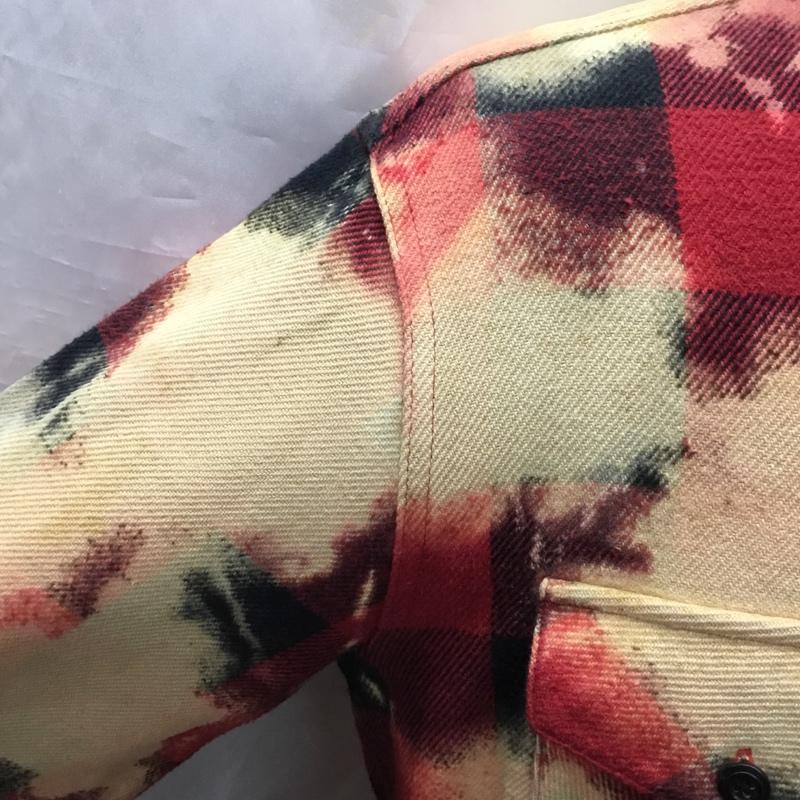 シュプリーム Supreme シャツ、ブラウス 長袖 13AW BleachedBuffaloHeavyweightShirt 長袖シャツ M 総柄 マルチカラー / マルチカラー /  メンズ USED 古着 中古 10122280