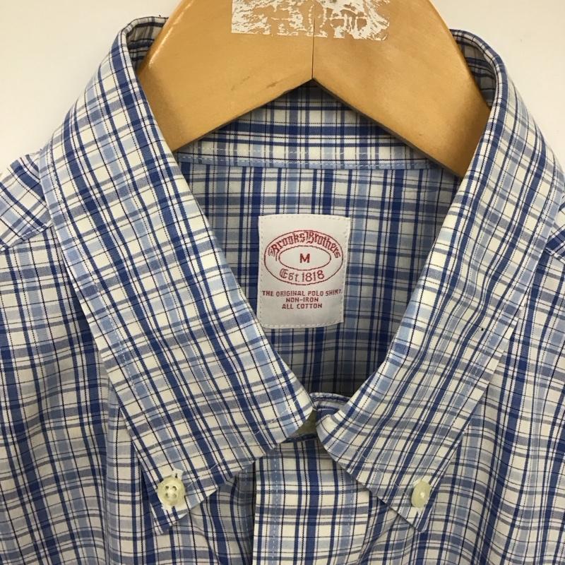ブルックスブラザーズ BROOKS BROTHERS シャツ、ブラウス 長袖 長袖シャツ チェックシャツ カラーシャツ ボタンダウンシャツ M チェック マルチカラー / マルチカラー /  メンズ USED 古着 中古 10131169