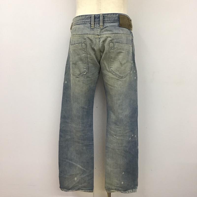 ディーゼル DIESEL パンツ デニム、ジーンズ デニムパンツ ワーカージーンズ カジュアルパンツ ストレートパンツ 32インチ 無地 インディゴ / インディゴ /  メンズ USED 古着 中古 10112066