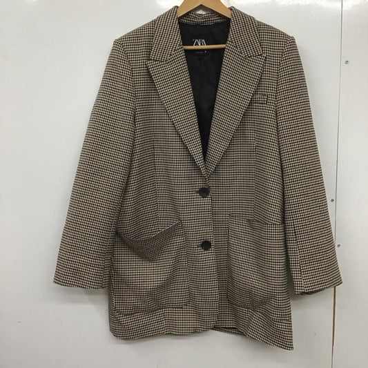 ザラ ZARA ジャケット、上着 ジャケット、ブレザー S チェック マルチカラー / マルチカラー /  レディース USED 古着 中古 10139386