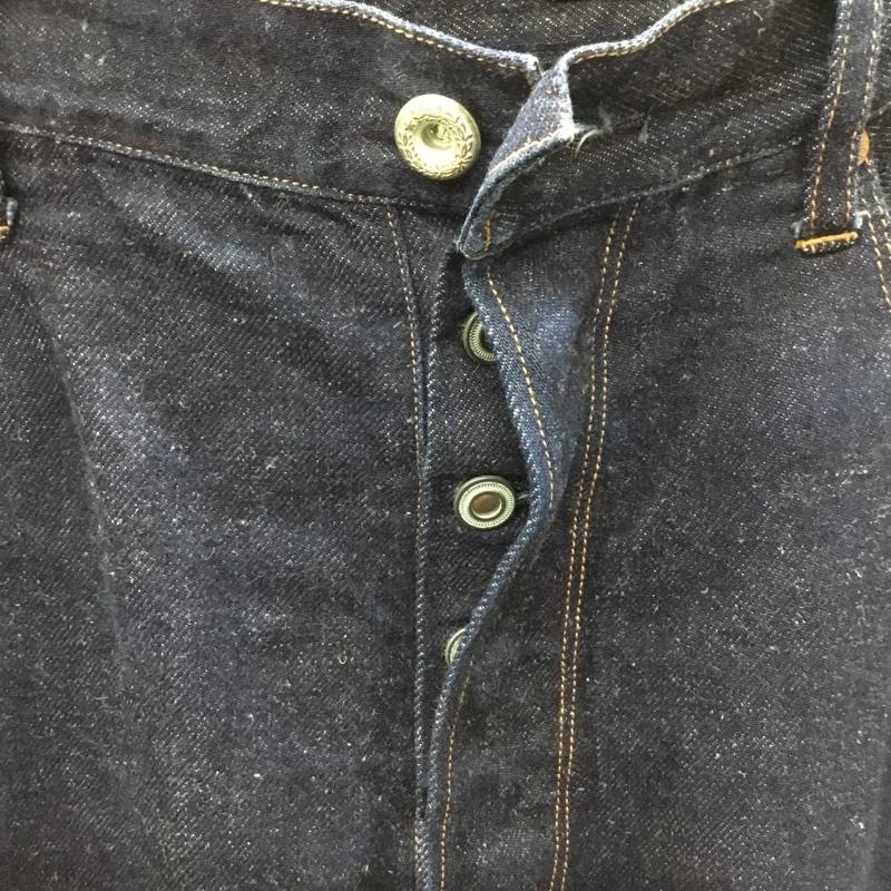 ナイスネス NICENESS パンツ デニム、ジーンズ mn-td18sfn デニムパンツ ストレートパンツ ワイドパンツ カジュアルパンツ M 無地 インディゴ / インディゴ /  メンズ USED 古着 中古 10112477