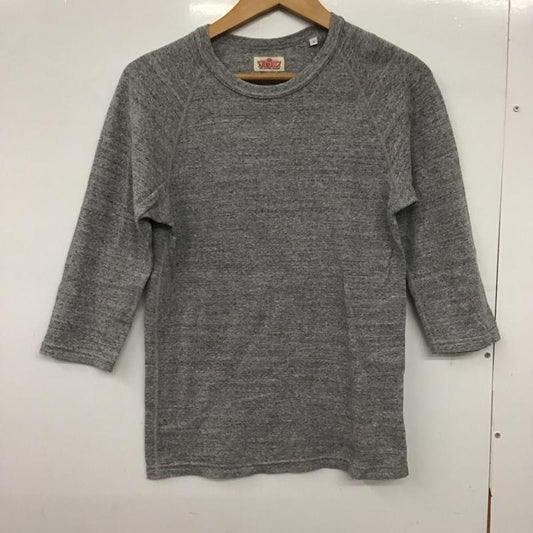 ハリウッドランチマーケット H.R MARKET カットソー 七分袖 七分丈カットソー クルーネックカットソー ラグラン 2 無地 灰 / グレー /  メンズ USED 古着 中古 10147590