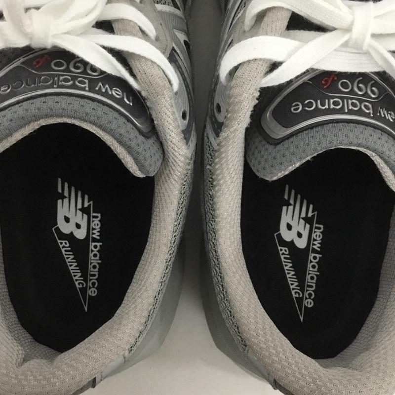 ニューバランス New Balance スニーカー スニーカー M990GL6 Made in USA 28.5cm 箱有 28.5cm ロゴ、文字 灰 / グレー / X 白 / ホワイト /  メンズ USED 古着 中古 10124378
