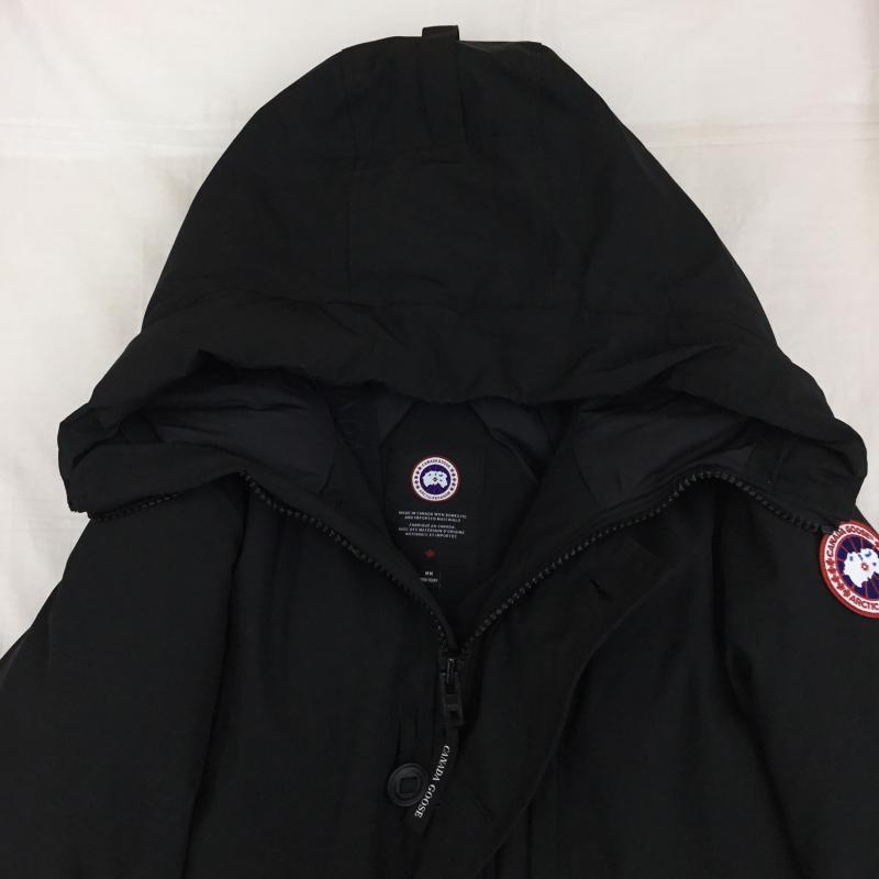 カナダグース CANADA GOOSE ジャケット、上着 ダウンジャケット Chateau Parka 2053M シャトー パーカー M ワンポイント 黒 / ブラック /  メンズ USED 古着 中古 10141531