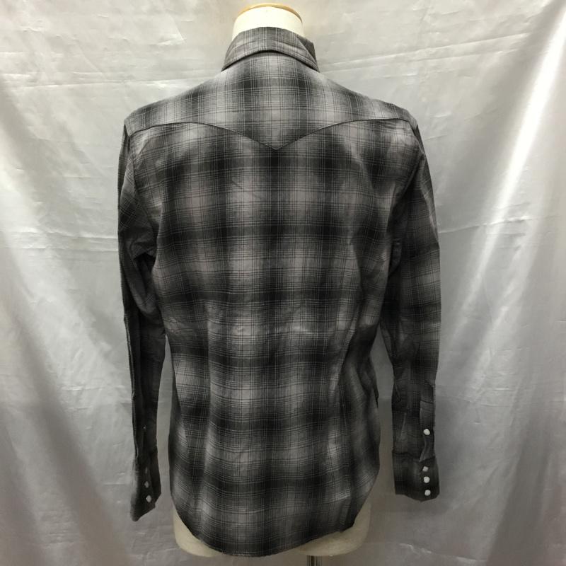 ラングラー Wrangler シャツ、ブラウス 長袖 ws9231 PENDLETON nanouniverse ペンドルトン ナノユニバース ウエスタン チェックシャツ S チェック 黒 / ブラック /  メンズ USED 古着 中古 10119727