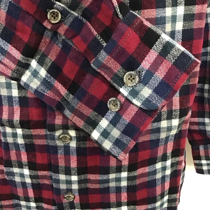 エディーバウアー Eddie Bauer シャツ、ブラウス 長袖 長袖シャツ カラーシャツ ポケットシャツ 長袖カットソー チェックシャツ S チェック マルチカラー / マルチカラー /  メンズ USED 古着 中古 10114987