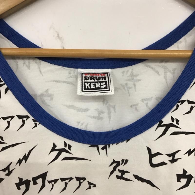 パンクドランカーズ PUNK DRUNKERS タンクトップ タンクトップ タンクトップ ノースリーブカットソー クルーネック プリント 白 / ホワイト /  メンズ USED 古着 中古 10140149