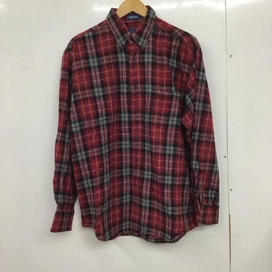 タウンクラフト TOWNCRAFT シャツ、ブラウス 長袖 長袖シャツ チェックシャツ カラーシャツ ボタンダウンシャツ M チェック マルチカラー / マルチカラー /  メンズ USED 古着 中古 10132392