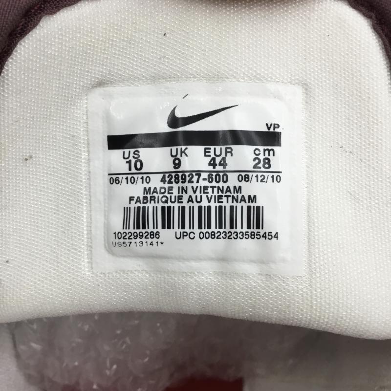ナイキエスビー NIKE SB スニーカー スニーカー 428927-600 ZOOM AIR 94 HI SUPREME ナイキ ズーム エア ナインティーフォー ハイ シュプリーム 28.0cm ロゴ、文字 白 / ホワイト / X えんじ / ワインレッド /  メンズ USED 古着 中古 10124094