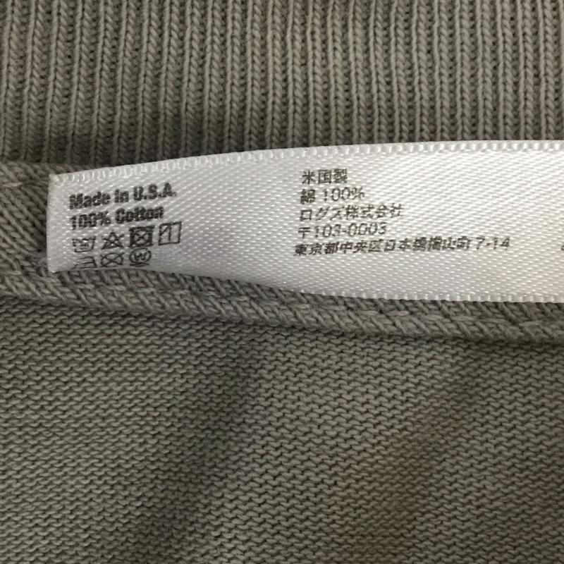 ロサンゼルスアパレル LOS ANGELES APPAREL Tシャツ 半袖 M 無地 灰 / グレー /  メンズ USED 古着 中古 10106293