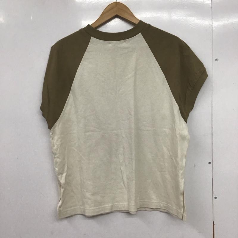ニコアンド niko and... Tシャツ 半袖 S213TC45AD ラグランスリーブ 3 無地 ベージュ / ベージュ / X オフホワイト / オフホワイト /  レディース USED 古着 中古 10146375