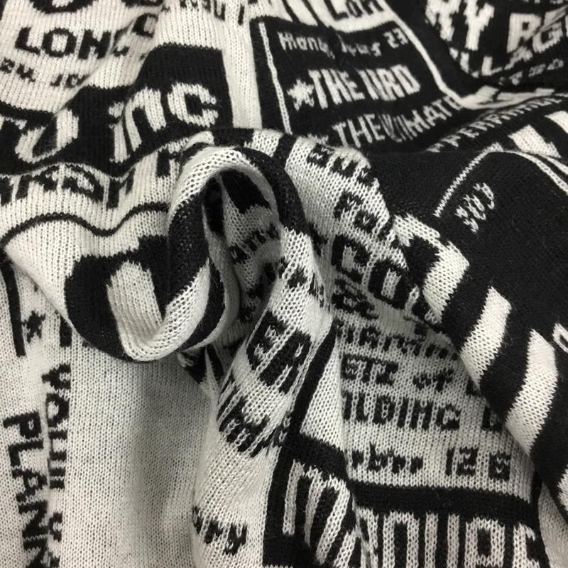 ヨウジヤマモト Yohji Yamamoto パンツ ワークパンツ、ペインターパンツ ub-k49-613 マーキークラブ ジャガードキュロットパンツ ワイドパンツ 3 プリント 白 / ホワイト / X 黒 / ブラック /  メンズ USED 古着 中古 10120676