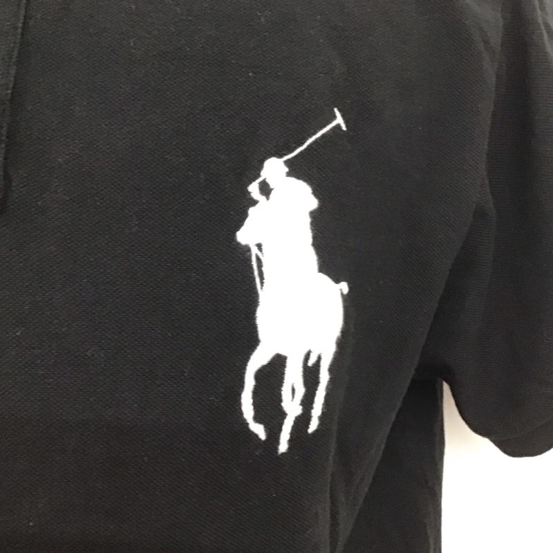 ポロバイラルフローレン Polo by RALPH LAUREN ポロシャツ 半袖 MNBLKNIM1A00074 刺繍 XL ワンポイント 黒 / ブラック /  メンズ USED 古着 中古 10112678