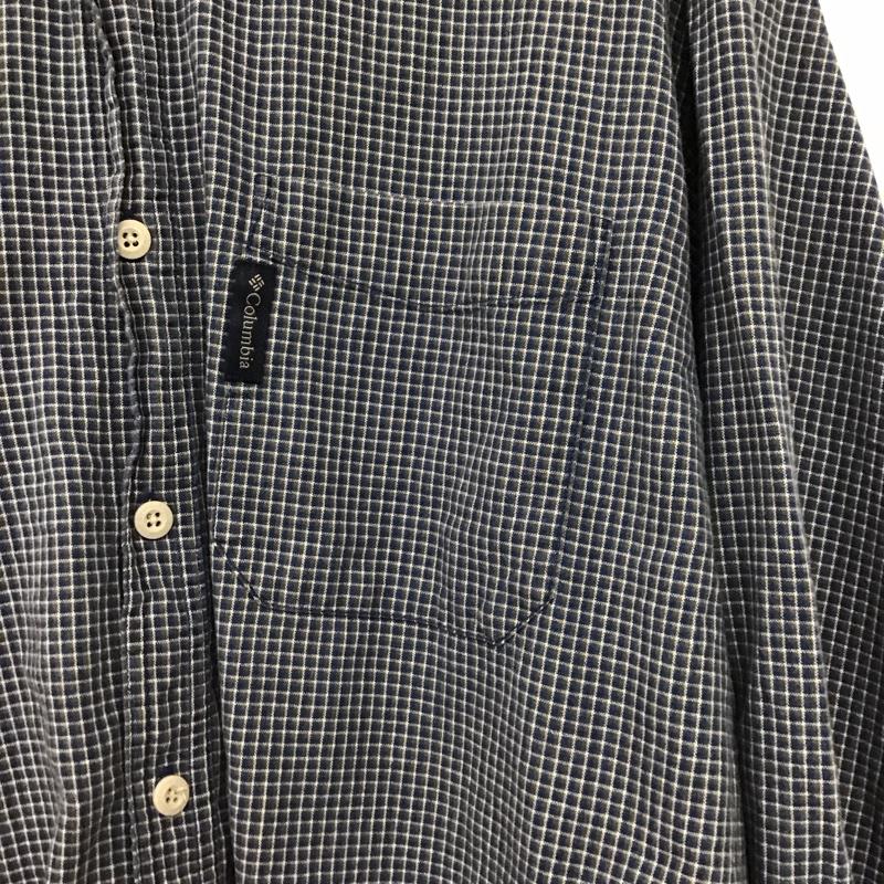 コロンビア Columbia シャツ、ブラウス 長袖 長袖シャツ チェックシャツ カラーシャツ ボタンダウンシャツ L チェック マルチカラー / マルチカラー /  メンズ USED 古着 中古 10150093