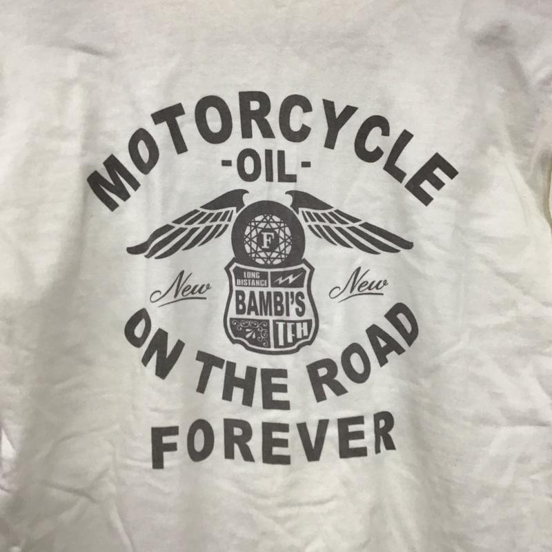 フラットヘッド FLATHEAD カットソー 長袖 長袖カットソー 無地カットソー クルーネック 38 ロゴ、文字 アイボリー / アイボリー /  メンズ USED 古着 中古 10148012