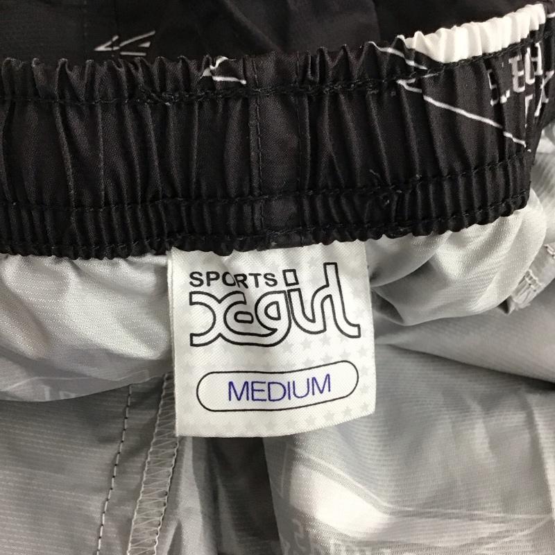 エックスガール X-girl パンツ ショートパンツ M プリント 黒 / ブラック /  レディース USED 古着 中古 10144037