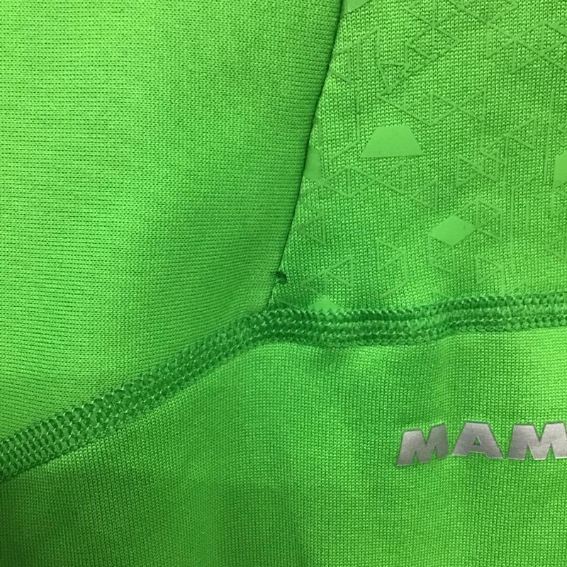 マムート Mammut ジャケット、上着 ジャンパー、ブルゾン ジップアップジャケット スタンドカラー アウター M ロゴ、文字 緑 / グリーン /  メンズ USED 古着 中古 10139280