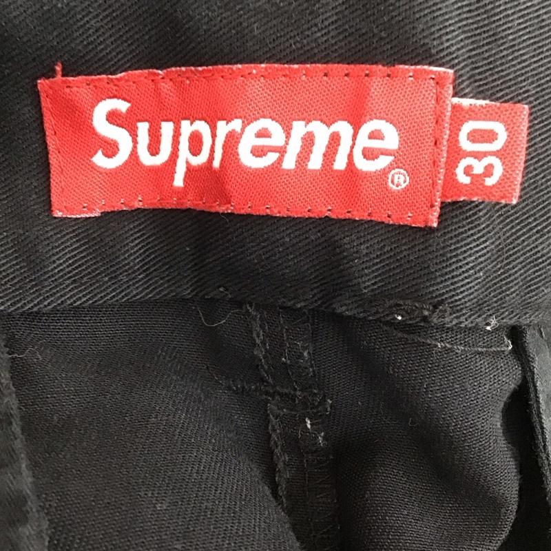 シュプリーム Supreme パンツ ワークパンツ、ペインターパンツ 2019FW WorkPant ワイドパンツ カジュアルパンツ 30インチ 無地 黒 / ブラック /  メンズ USED 古着 中古 10112110