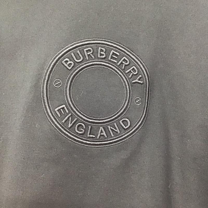 バーバリー BURBERRY Tシャツ 半袖 8042232 クルーネック XS ロゴ、文字 黒 / ブラック /  メンズ USED 古着 中古 10133762