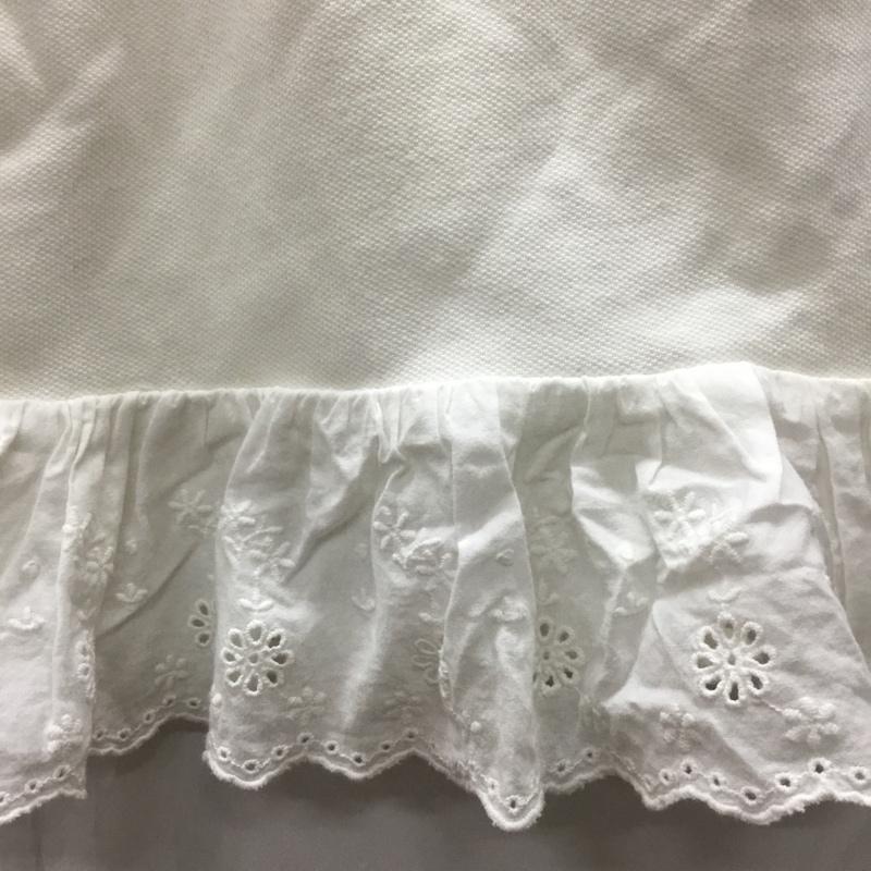 ラルフローレン RALPHLAUREN ワンピース ミニスカート 6M 無地 白 / ホワイト /  ガールズ USED 古着 中古 10110561