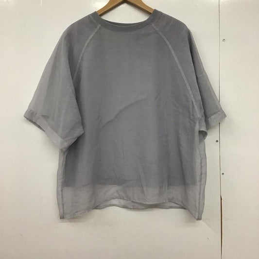 フリークスストア FREAK S STORE カットソー 半袖 シアー プルオーバー F 252630 FREE 無地 灰 / グレー /  レディース USED 古着 中古 10147847