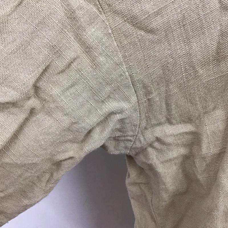ニコアンド niko and... シャツ、ブラウス 半袖 M 無地 ベージュ / ベージュ /  レディース USED 古着 中古 10121217