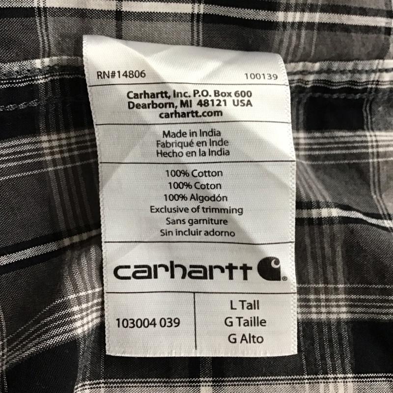 カーハート Carhartt シャツ、ブラウス 半袖 半袖シャツ カラーシャツ 半袖カットソー チェックシャツ L チェック マルチカラー / マルチカラー /  メンズ USED 古着 中古 10115713