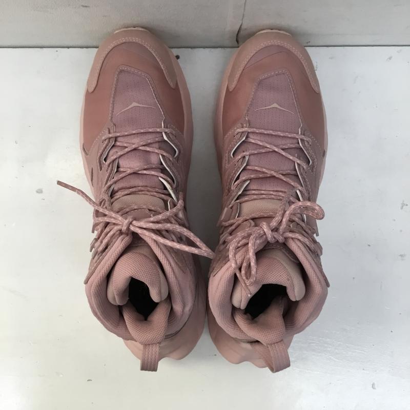 ホカ HOKA スニーカー スニーカー 1134984 ANACAPA Mid GTX 27.5cm ロゴ、文字 桃 / ピンク /  メンズ USED 古着 中古 10140754