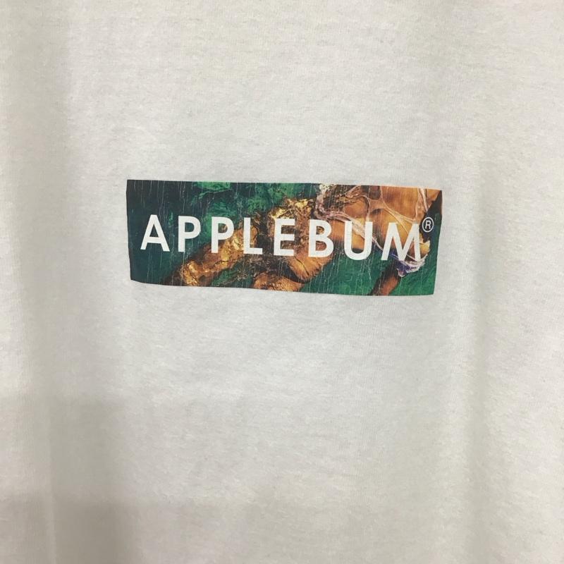 アップルバム APPLEBUM Tシャツ 半袖 半袖カットソー プリントTシャツ クルーネックカットソー XL プリント 白 / ホワイト /  メンズ USED 古着 中古 10129657