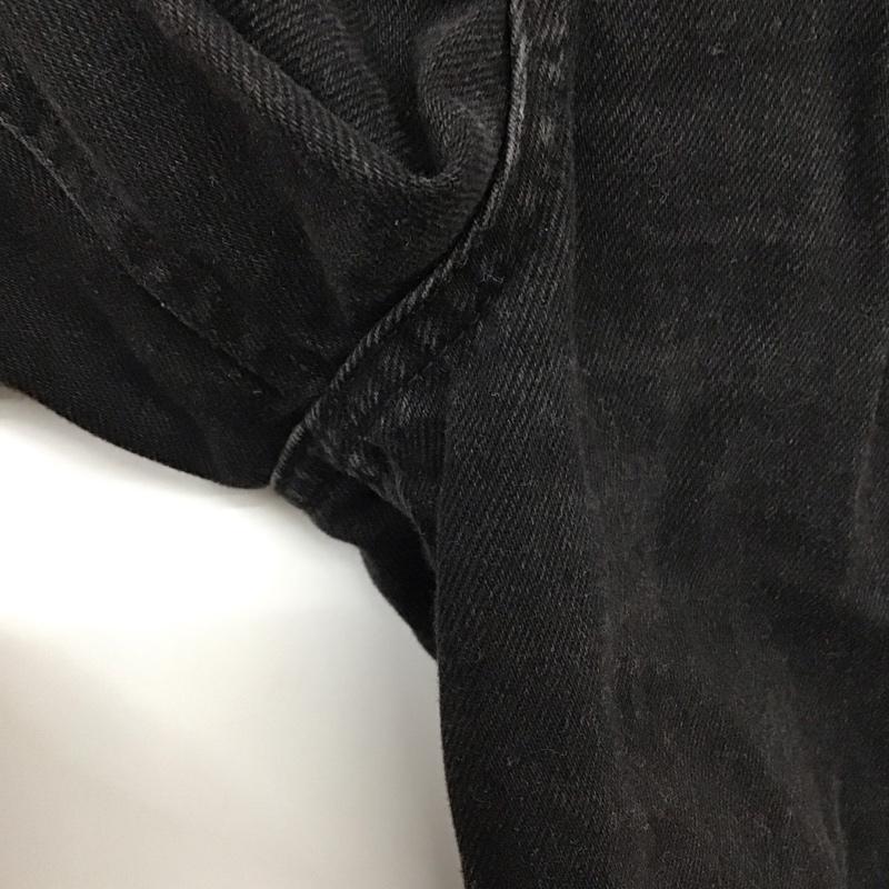 ザラ ZARA パンツ デニム、ジーンズ 36 無地 黒 / ブラック /  レディース USED 古着 中古 10121556